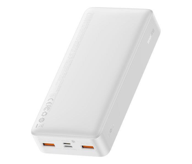 Baseus Bipow 20000mAh, 2xUSB, USB-C, 20W (biały) - 711353 - zdjęcie 3